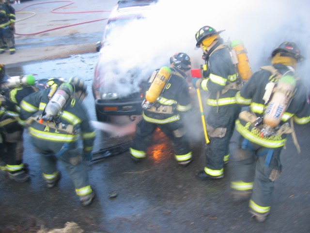 Car Fire Drill Beaver Dam Rd.